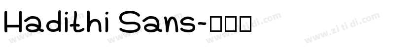 Hadithi Sans字体转换